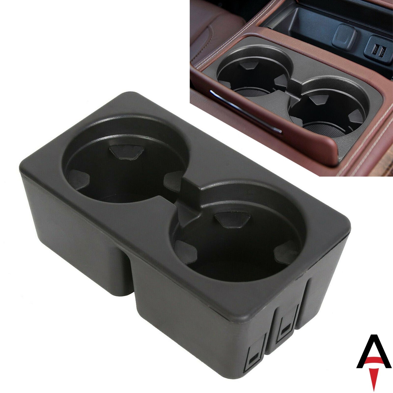 Dual Console Cup Holder Drink For 0714 Chevy Silverado Tahoe GMC